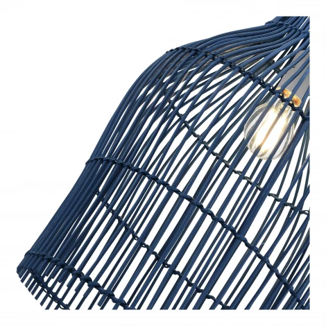 Подвесной светильник ST Luce Cesta SL1512.523.01 Черный/Синий E27 1*40W SL1513.403.01 (220V, на проводе, круглые)