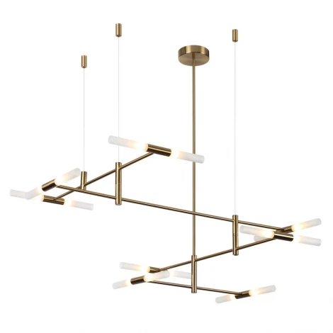 Потолочная люстра на штанге Odeon Light Defance 4306/16 бронзовый/акрилл/металл IP20 G9 40W *16 180° 220V