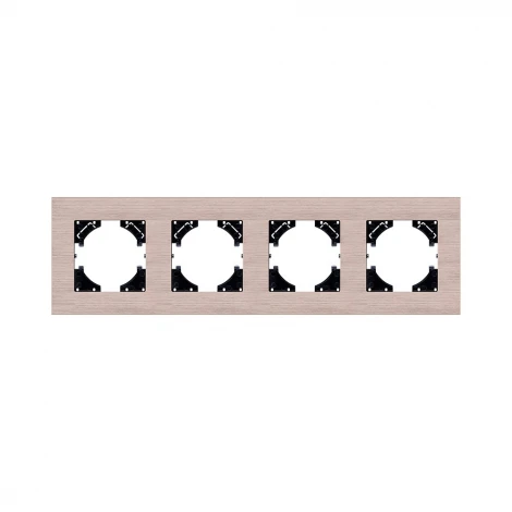 Рамка 4-постовая золотой Kollinger Reflex AL RA4GD