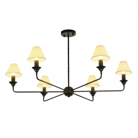 Потолочная люстра на штанге MyFar Leon MR2400-6C (220V)