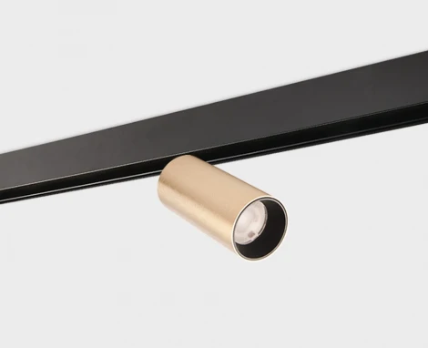 Трековый светильник магнитный 12W 48V Italline IT012-5026 gold 3000K (LED, круглые)