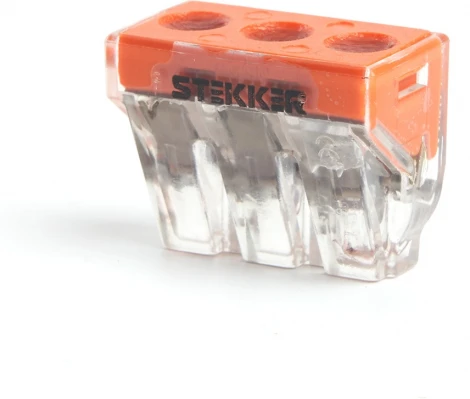 Клемма пружинная 3-х проводная Stekker 39871