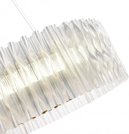 Подвесная люстра ST Luce Nazare SL6012.203.01 Золотистый/Прозрачный LED 1*64W (220V, на тросе, круглые)