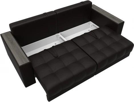 Диван прямой с декором Лига-049 НПБ Лига Диванов (Экокожа) арт.128399