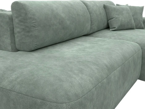 Диван угловой Лига-036 НПБ Модерн правый угол Лига Диванов (Велюр) арт.127766