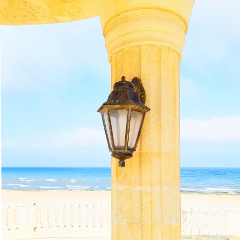 Настенный фонарь уличный Fumagalli Anna E22.131.000.BXF1R (220V, IP44)