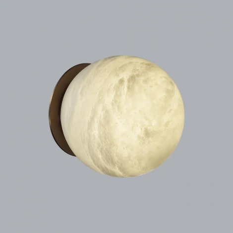 Настенно-потолочный светильник Odeon Light Marbella 6684/5CL латунь/металл/алебастр IP20 LED 5W 3000/4000 (220V, шар)