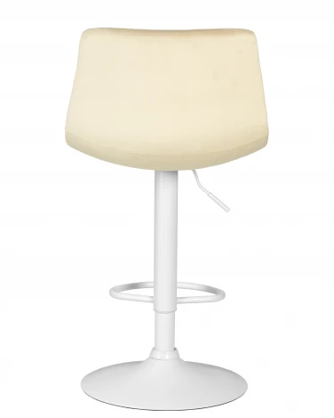 Набор 2 шт Стул барный DOBRIN TAILOR WHITE (бежевый велюр (MJ9-10))