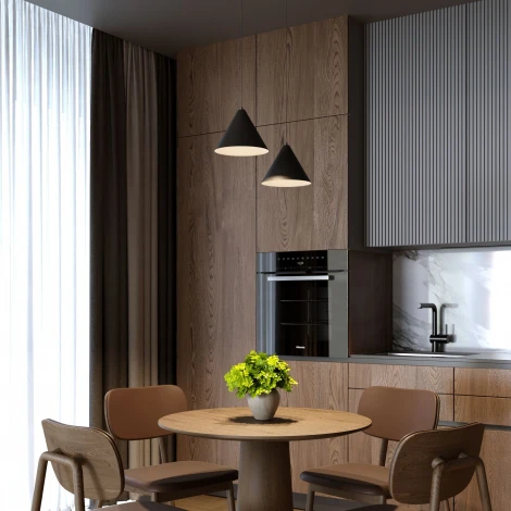 Подвесной светильник Elektrostandard Conus 50316 LED 13W 4000K черный (220V, на проводе)