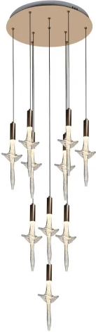 Потолочная люстра каскадная Alfa Light F2524-01 (LED, 220V, на проводе)