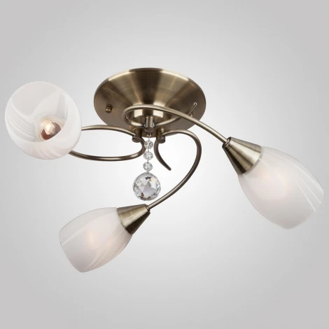 Потолочная люстра Eurosvet Virginia 30100/3 античная бронза (220V)