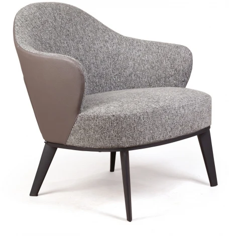 Лаунж Кресло Top Concept Leslie рогожка комби серый