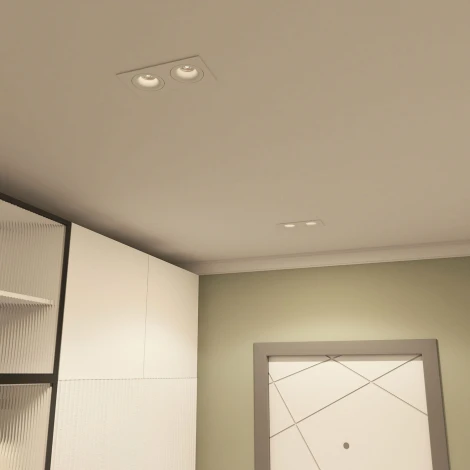 Точечный встраиваемый светильник Denkirs Roto DK2122-WH (220V)