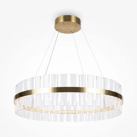 Подвесной светильник Maytoni Mirage MOD173PL-L60BS3K (LED, 220V, хрусталь, на тросе, круглые)