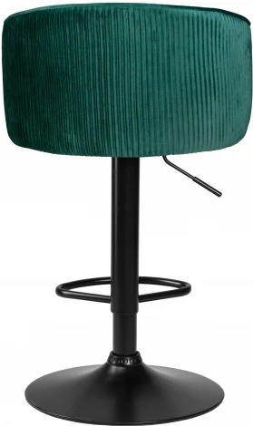 Стул барный DOBRIN DARCY BLACK (зеленый велюр (1922-9))