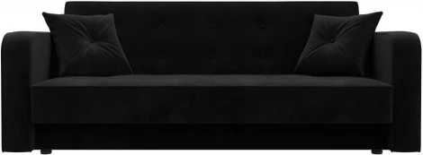 Диван-книжка Тур (Черный/Велюр) Лига Диванов арт.121779