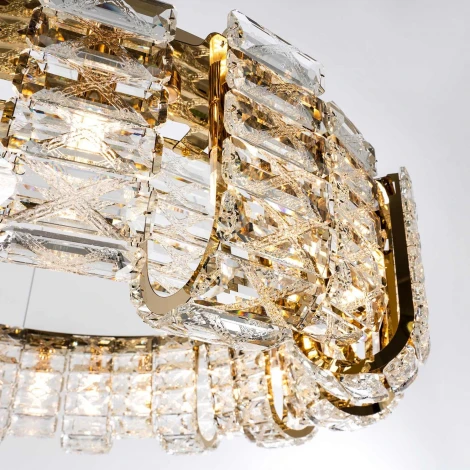 Подвесная люстра хрустальная Modelux MODELUX ML.755.24 GD