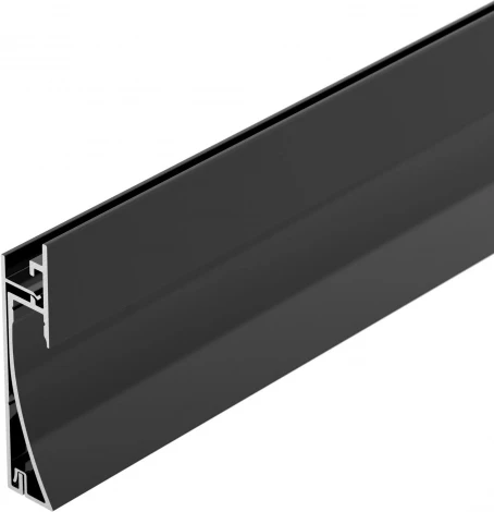 Профиль PLINTUS-H58-F-2000 BLACK (Arlight, Алюминий) 045286
