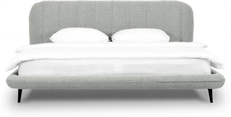 Кровать Amsterdam ОГОГО (арт.750816), (Шенилл/Серый)