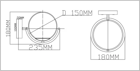 Бра Moderli Diana V2901-1W