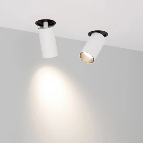 Встраиваемый точечный светильник под гипсокартон SP-NUANCE-TRIMLESS-PULL-R35-7W Day4000 (WH, 36 deg, 230V) (Arlight, IP40 Металл) 049908 (LED)