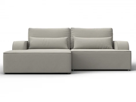 Диван угловой Лига-120 угол левый (ДСП,Брус,Фанера,ЛДС,Рогожка/Бежевый) Лига Диванов 137283L