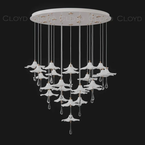 Потолочная люстра с цветами Cloyd Shangrila 11491