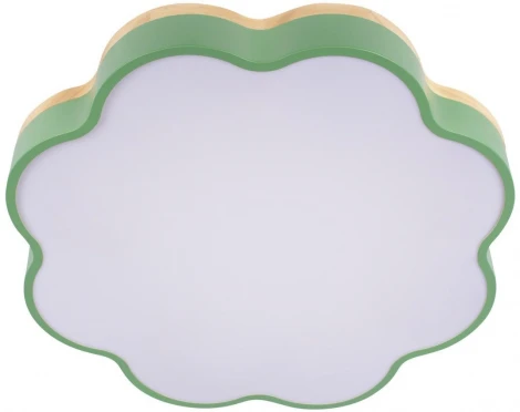 Потолочный светильник светодиодный для детской Loft It Axel 10225/36 Green (220V, тучи)