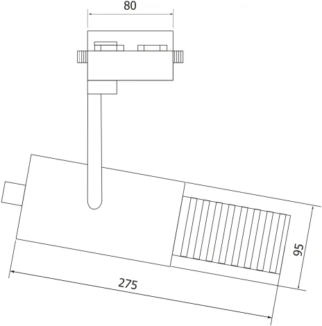 Трековый светильник диммируемый однофазный Elektrostandard Forema 85030/01 (LED, 220V)