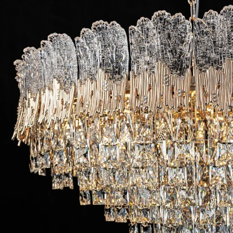 Подвесная люстра хрустальная Modelux MODELUX ML.9507.800 GD
