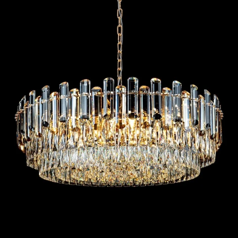 Подвесная люстра хрустальная Modelux MODELUX ML.9006.16 GD-BR