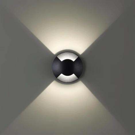 Встраиваемый грунтовый светильник Odeon Light Wald 6662/2GL NATURE черный/металл IP67 LED 3W 4000K 12V/24V (круглые)