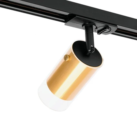 Трековый светильник однофазный Wolta WTL-GU10/07G под лампу GU10 Золотой ORO