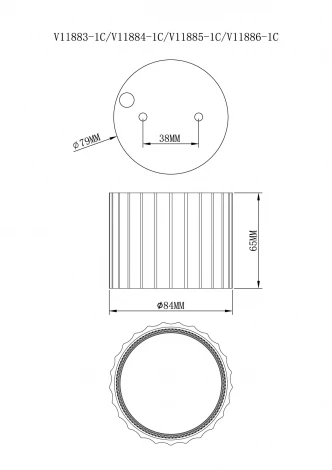 Потолочный светильник Moderli Cora V11884-1C