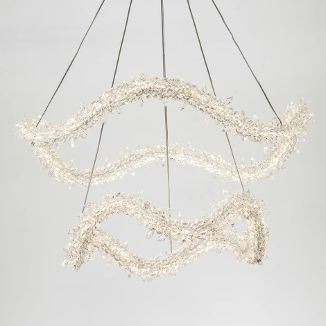 Подвесной светильник светодиодный хрустальный с регулировкой цветовой температуры Modelux MODESTYLE MS.1141.650 BS