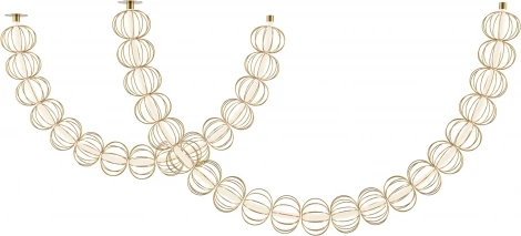 Подвесной светильник Maytoni Golden Cage MOD216PL-L42G3K (LED, 220V, на проводе, шарики)