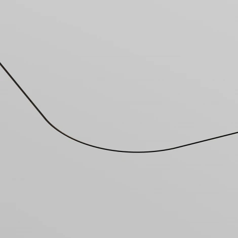 Коннектор радиусный R600 встраиваемый под ГКЛ 9,5мм черный Maytoni Accessories for tracks Levity TRA184-R600-12B