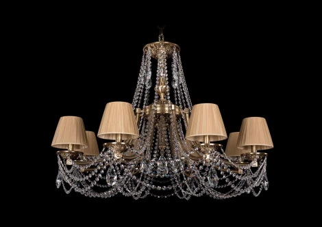 Подвесная люстра Bohemia 1771 1771/8/340/C/FP/SH37-160