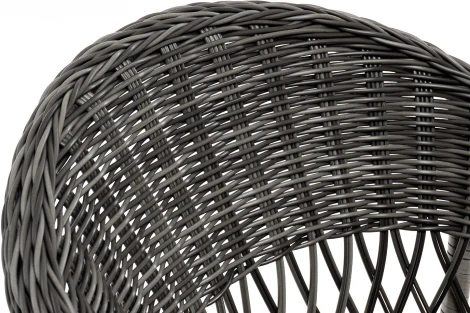 "Сицилия" плетеный стул из искусственного ротанга, цвет графит 4SIS арт.УТ-00006466
