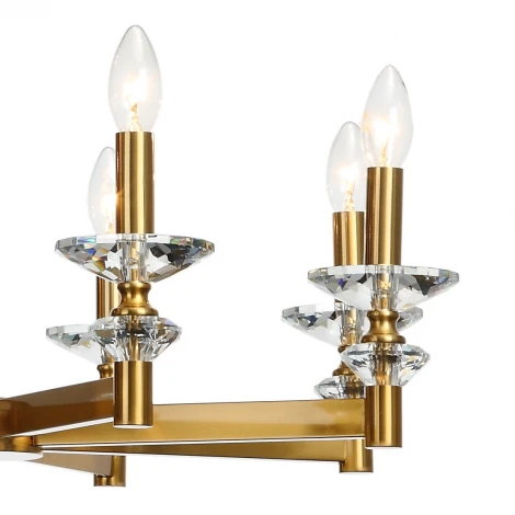 Подвесная люстра Stilfort Albert 1048/03/08P (220V, на цепи, свеча)