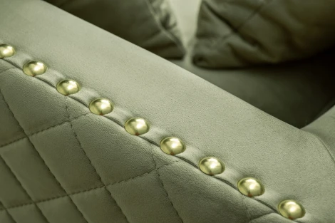 Диван-Кушетка Sorrento правая велюр оливковый Colt1002-OLIV 180*98*88см Garda Decor