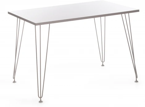 Стол STAR ЛДСП/металл, 110х70х75 см, белый топ/белые ножки Tetchair 19240
