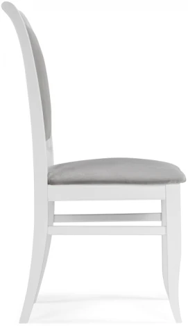 Деревянный стул Woodville Авелин серый велюр / белый 515983