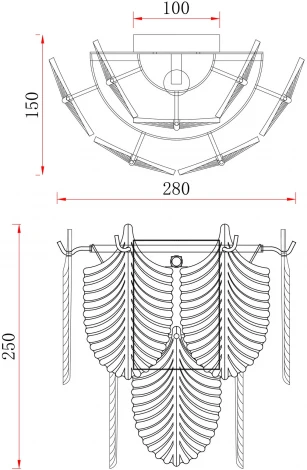 Настенный светильник Freya Hloya FR5143WL-01G (220V)