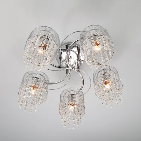 Потолочная люстра Eurosvet Bonnie 30137/5 хром (220V)