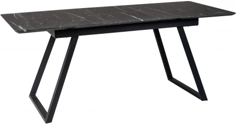 Стол R-Home Пеле раздвижной 140-180 Темный мрамор/Бабочка