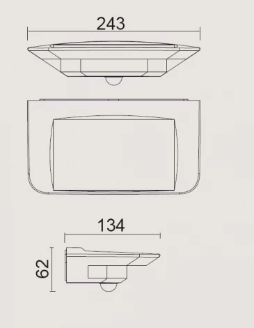 Настенный светильник уличный Oasis Light P9014