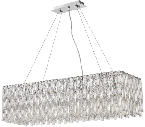 Подвесная люстра хрустальная Favourite Robby 4723-10P (220V, на тросе)