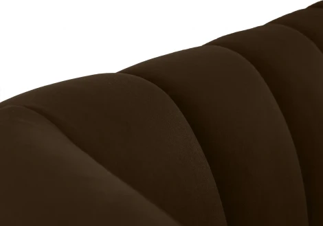 Кровать Queen Agata Lux ОГОГО (арт.636842), (Ткань/Коричневый)