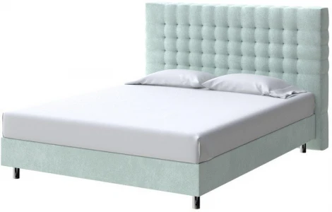 PROxSON Кровать Tallinn Boxspring Standart (Ткань: Велюр Casa Мятный) 140x200